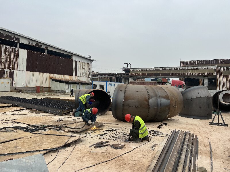 河南九游平台承建肇庆通产玻璃窑炉烟气治理项目开工建设